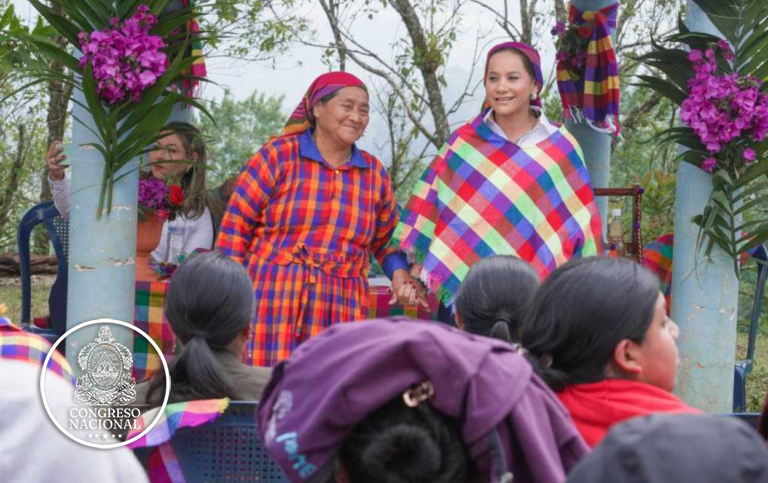 Congreso Nacional entrega ayuda a telares lencas de Intibucá