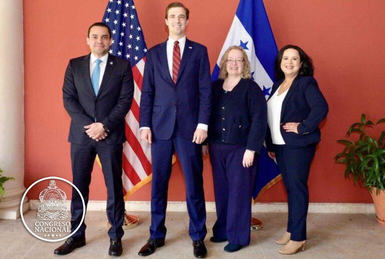 Presidente Zambrano y EEUU buscan vías para atraer inversión a Honduras